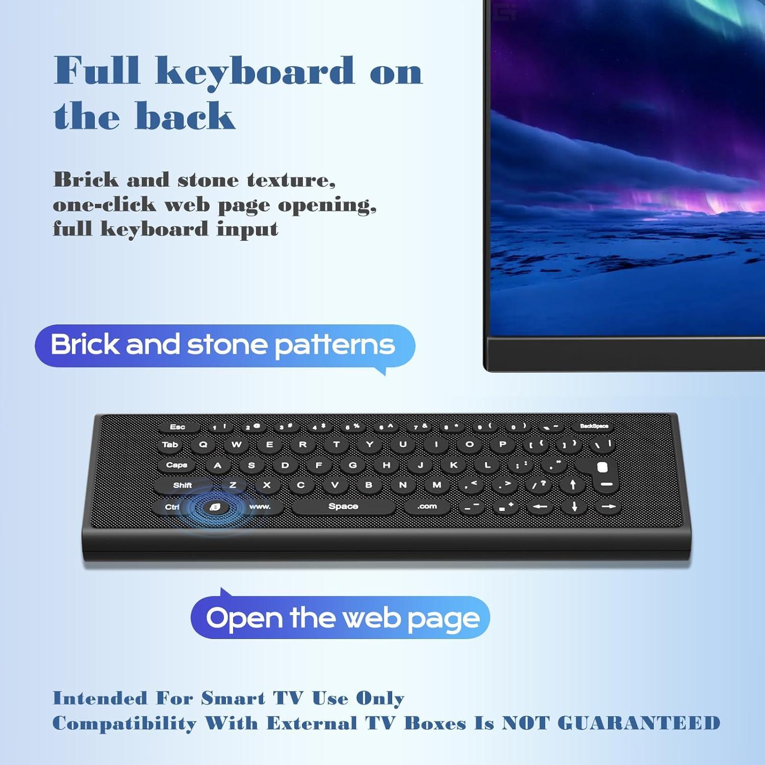 Control Remoto Universal Samsung Smart con Teclado Retroiluminado