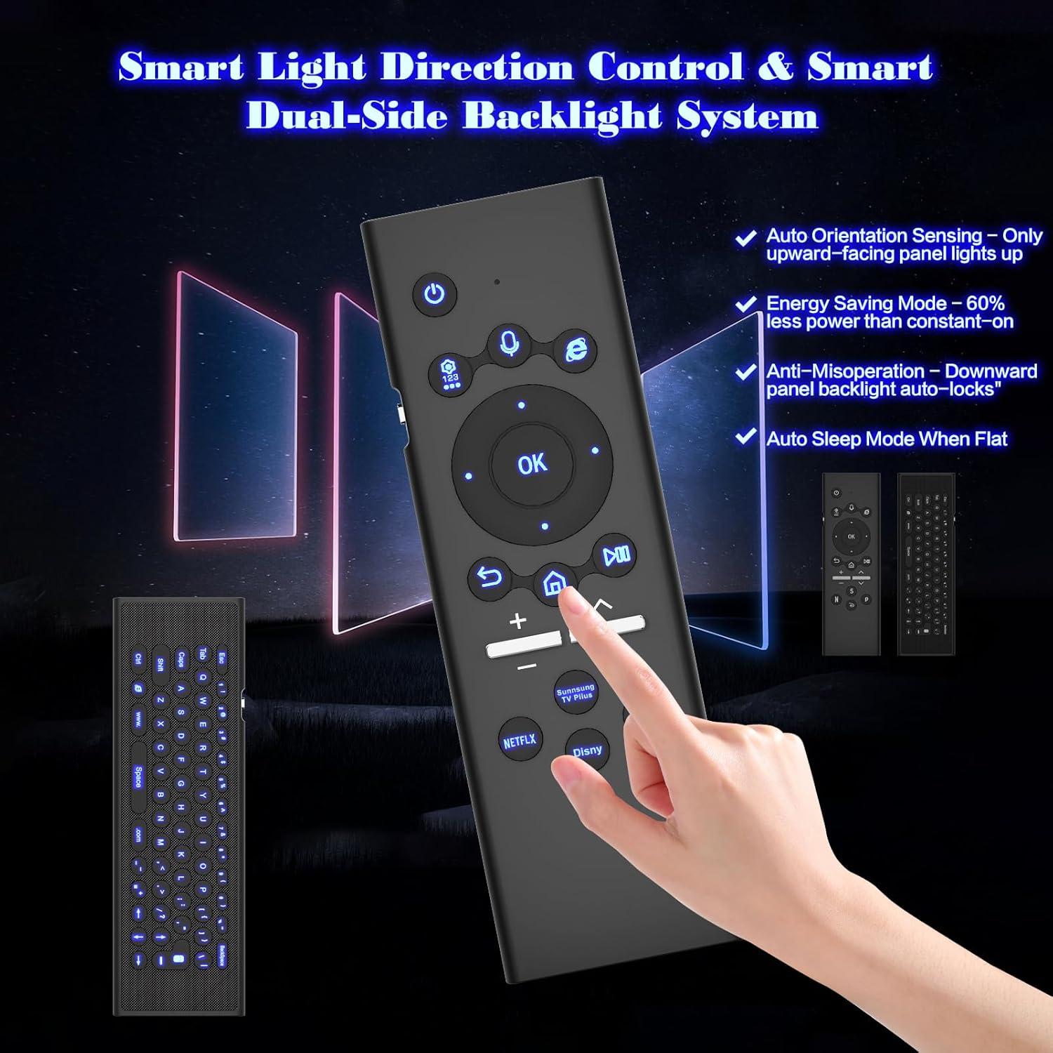 Control Remoto Universal Samsung Smart con Teclado Retroiluminado