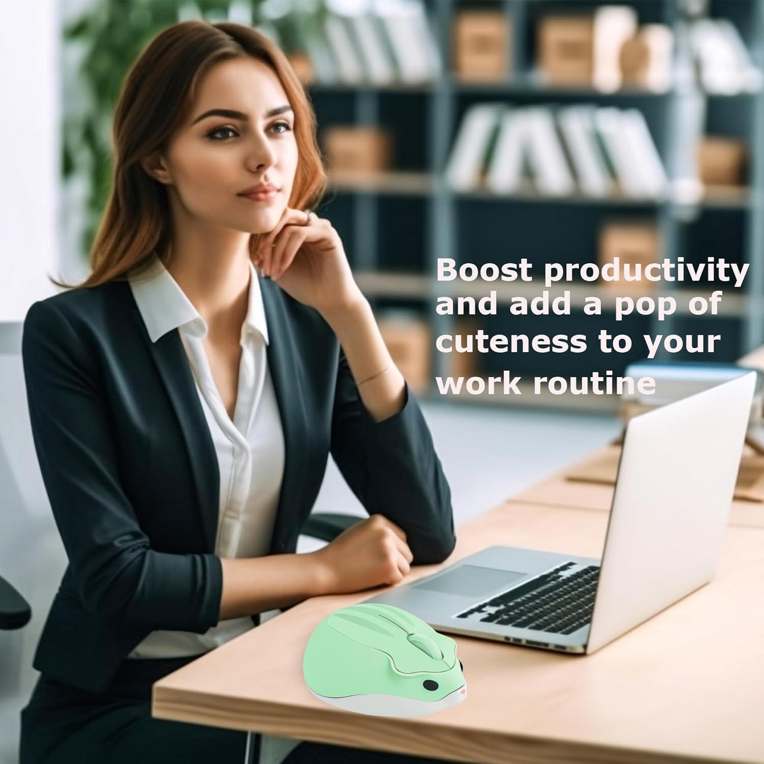 Ratón Inalámbrico Bonito SHARE SUNSHINE Verde 1200DPI