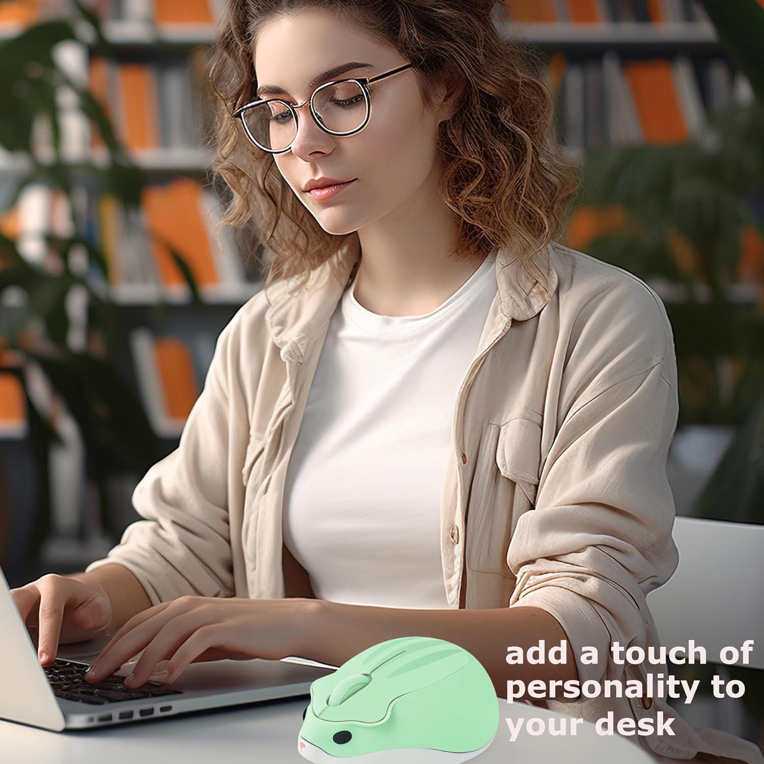 Ratón Inalámbrico Bonito SHARE SUNSHINE Verde 1200DPI