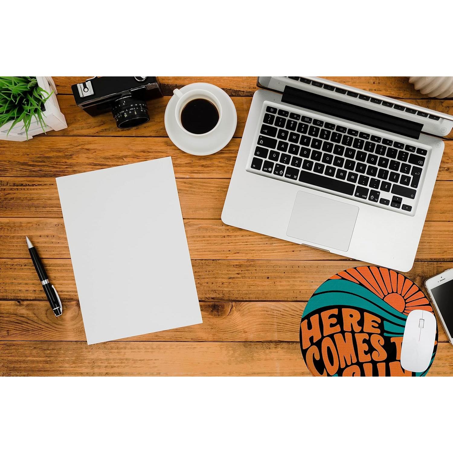 Alfombrilla de Ratón ZNGFON Boho Vintage 20.1 cm Antideslizante