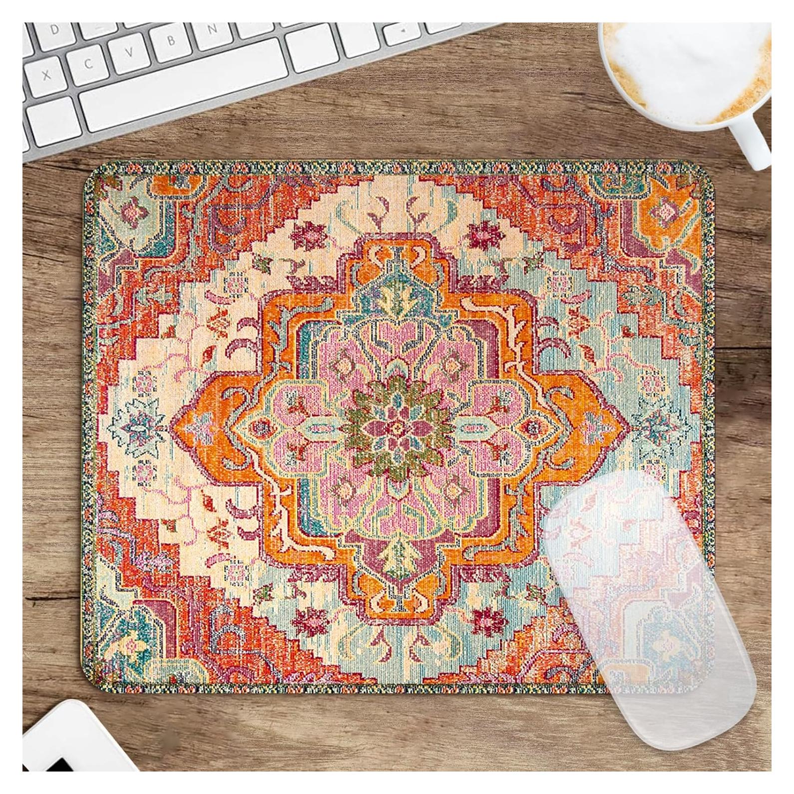 Alfombrilla de Ratón Boho Vintage Seorsok 24x20cm Antideslizante