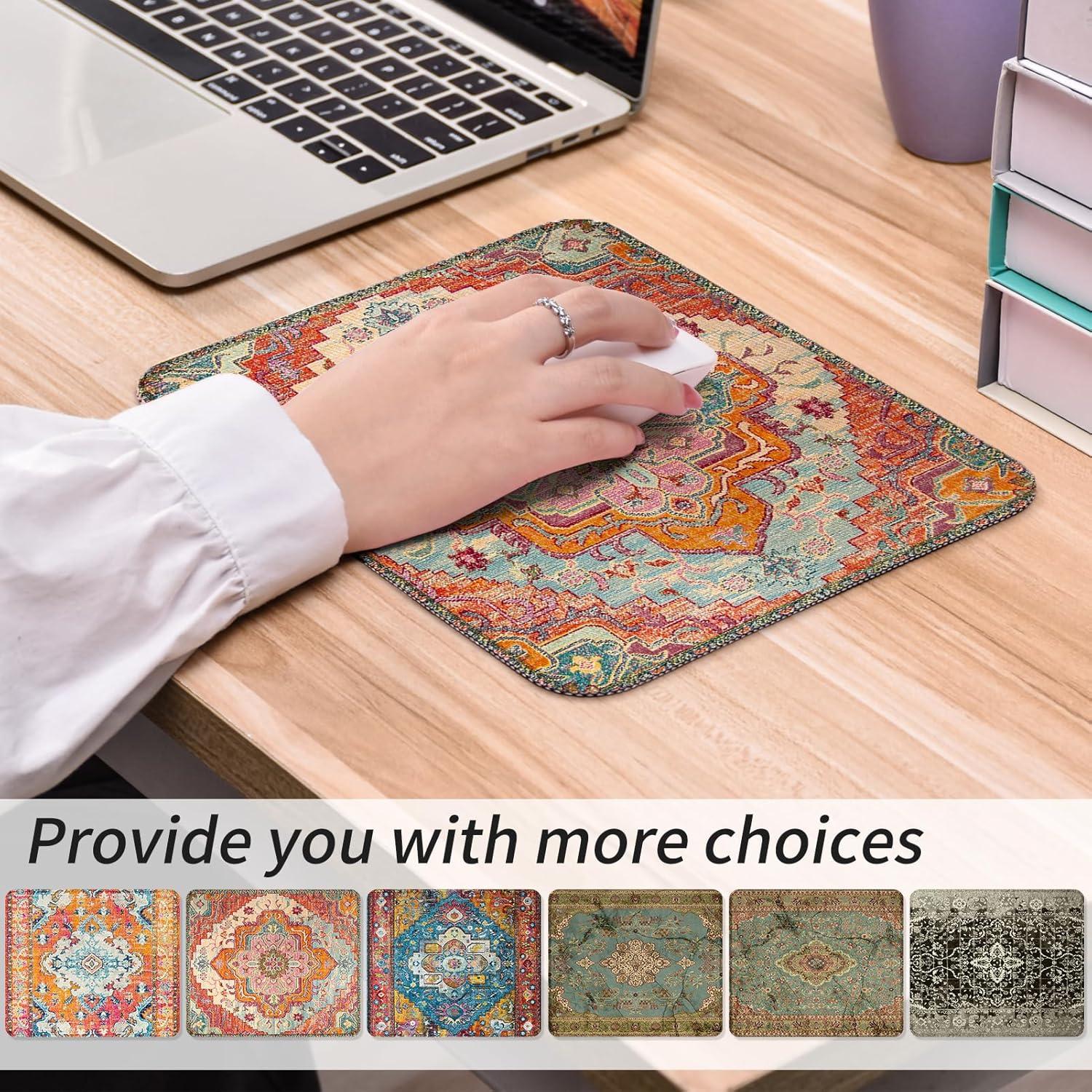 Alfombrilla de Ratón Boho Vintage Seorsok 24x20cm Antideslizante