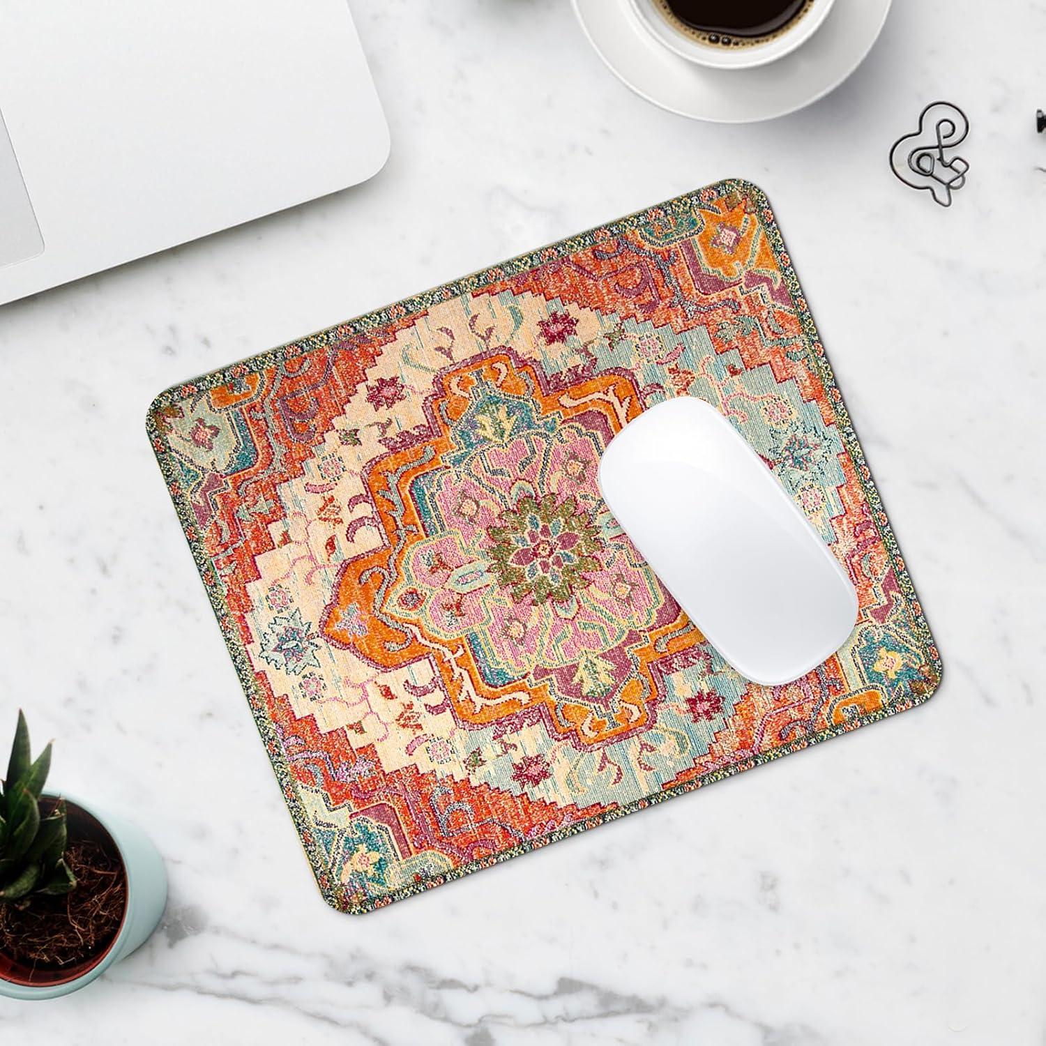 Alfombrilla de Ratón Boho Vintage Seorsok 24x20cm Antideslizante
