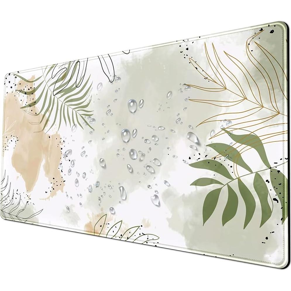 Alfombrilla de Teclado YKJWW Verde Matcha 80x40cm Antideslizante