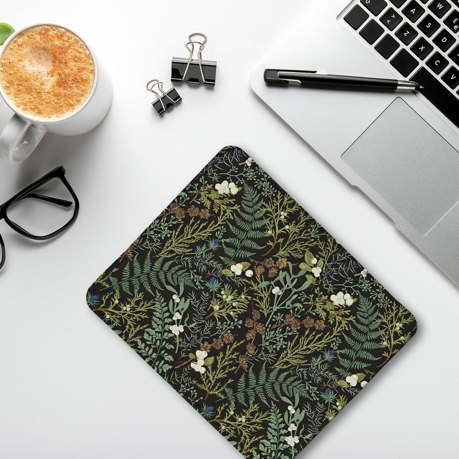 Alfombrilla de Ratón Foritho Verde Hojas de Helecho 24.1x20.1 cm