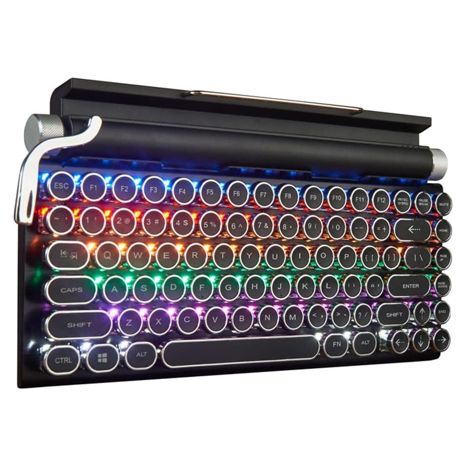 Teclado Mecánico Inalámbrico Bluetooth 83 Teclas - Antighosting Negro