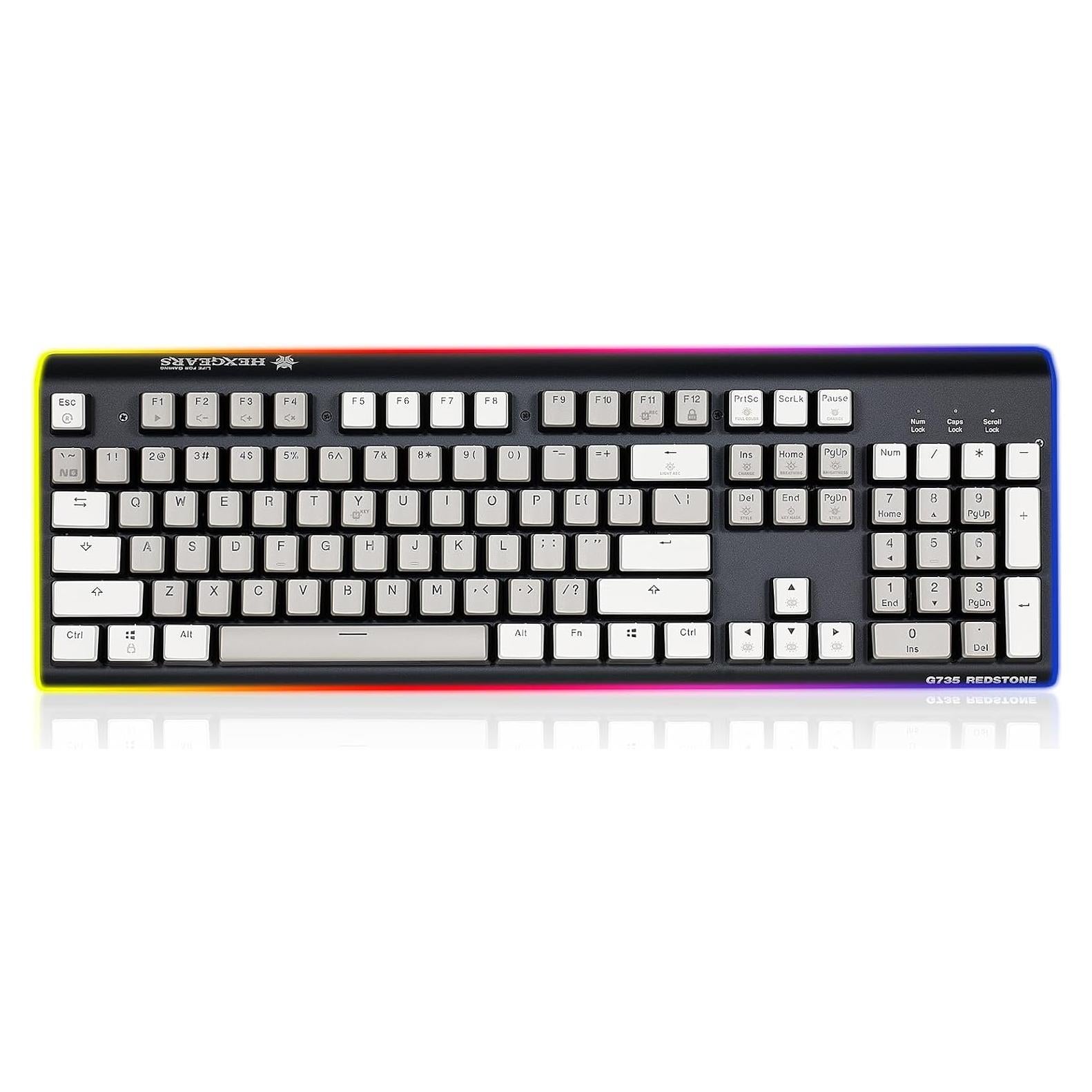 Teclado Mecánico Hexgears GK735 con Retroiluminación RGB