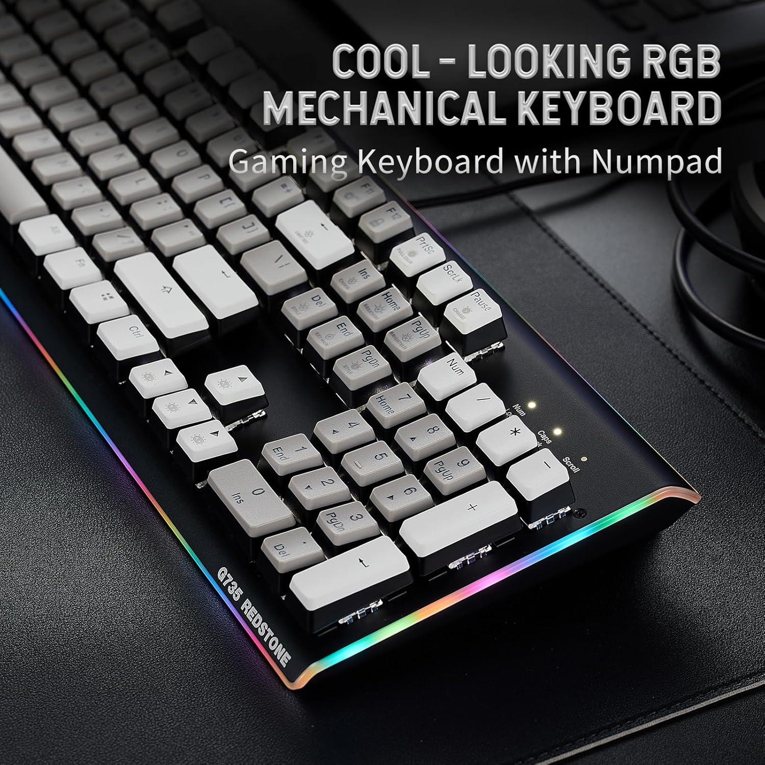 Teclado Mecánico Hexgears GK735 con Retroiluminación RGB
