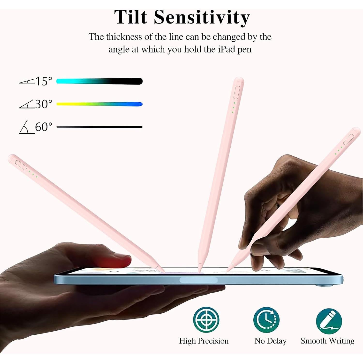 Lápiz Stylus JvKzaen para iPad 11 y 13 pulgadas, carga rápida