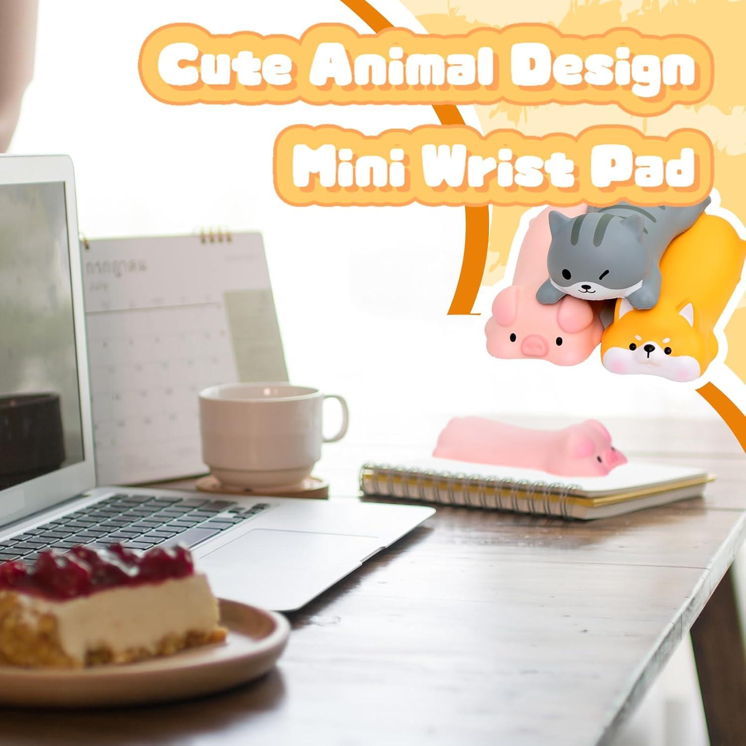 Soporte de Muñeca Ergonómico Lincia 3 Pcs Animal PU