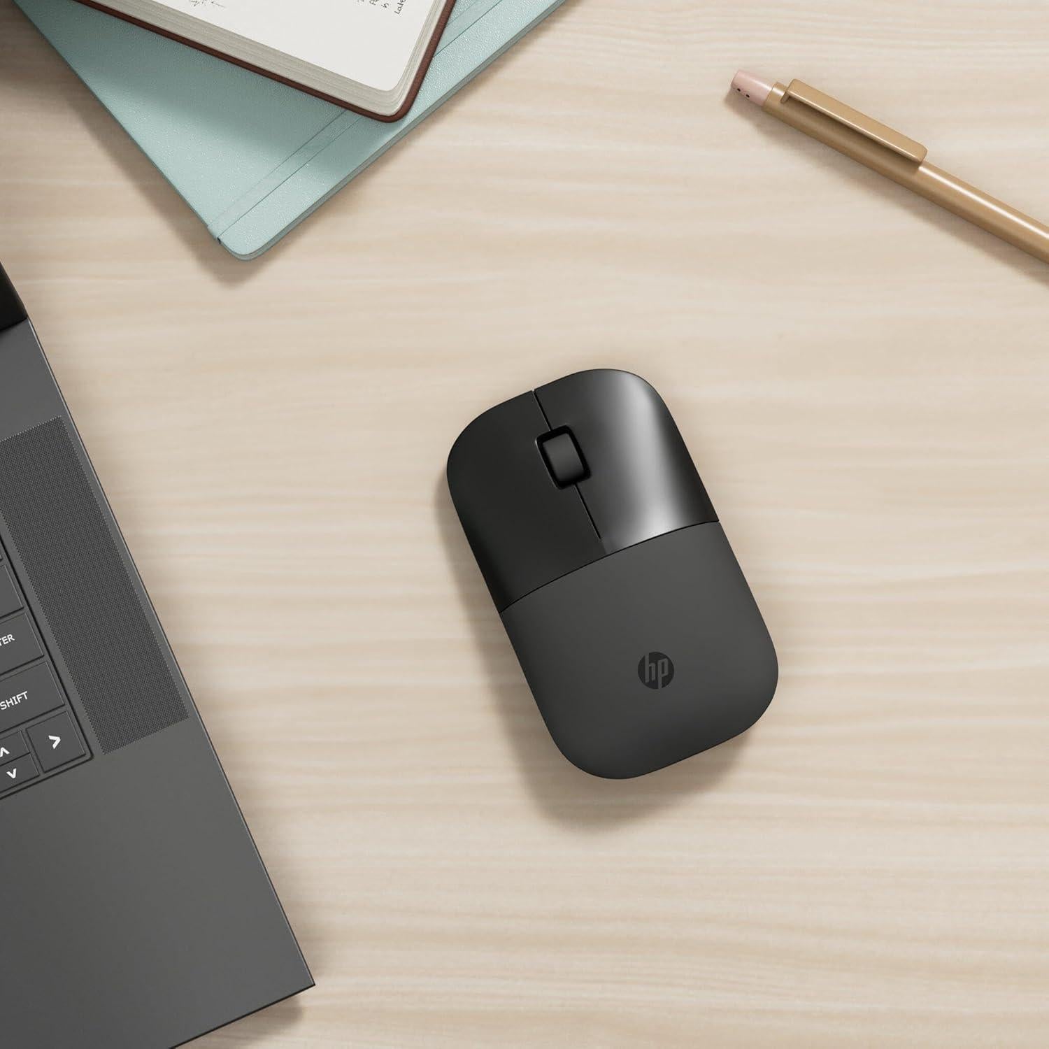 Ratón Inalámbrico HP Z3700 Negro Brillante 10.1cm