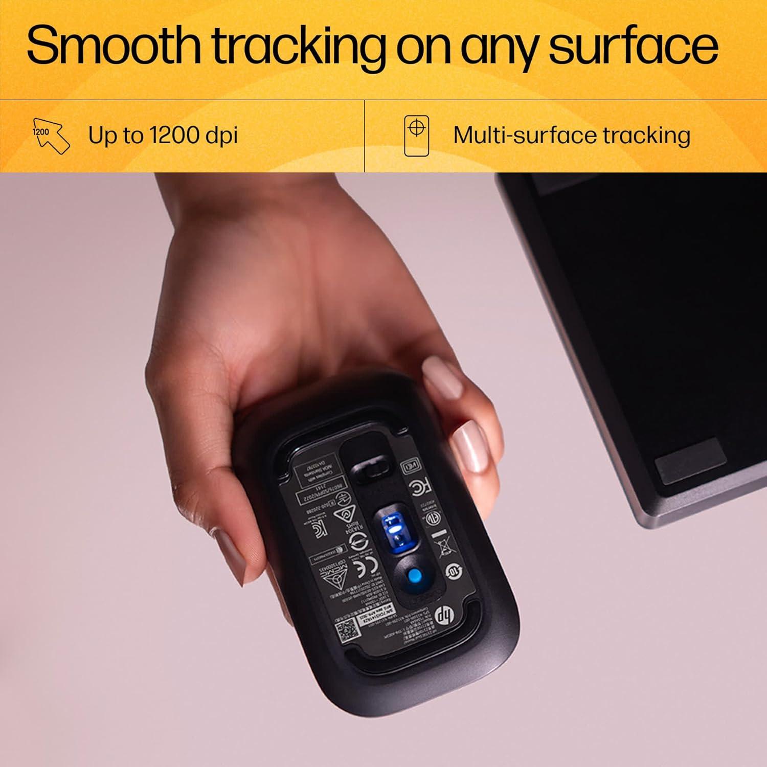 Ratón Inalámbrico HP Z3700 Negro Brillante 10.1cm