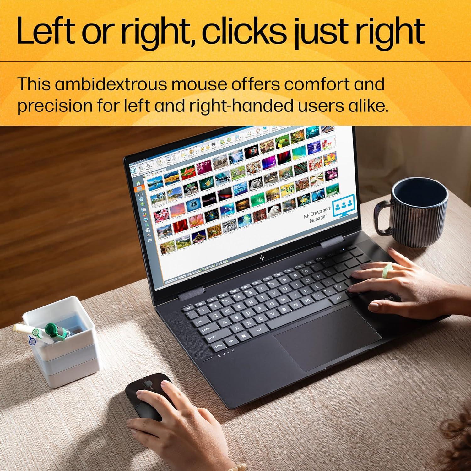 Ratón Inalámbrico HP Z3700 Negro Brillante 10.1cm