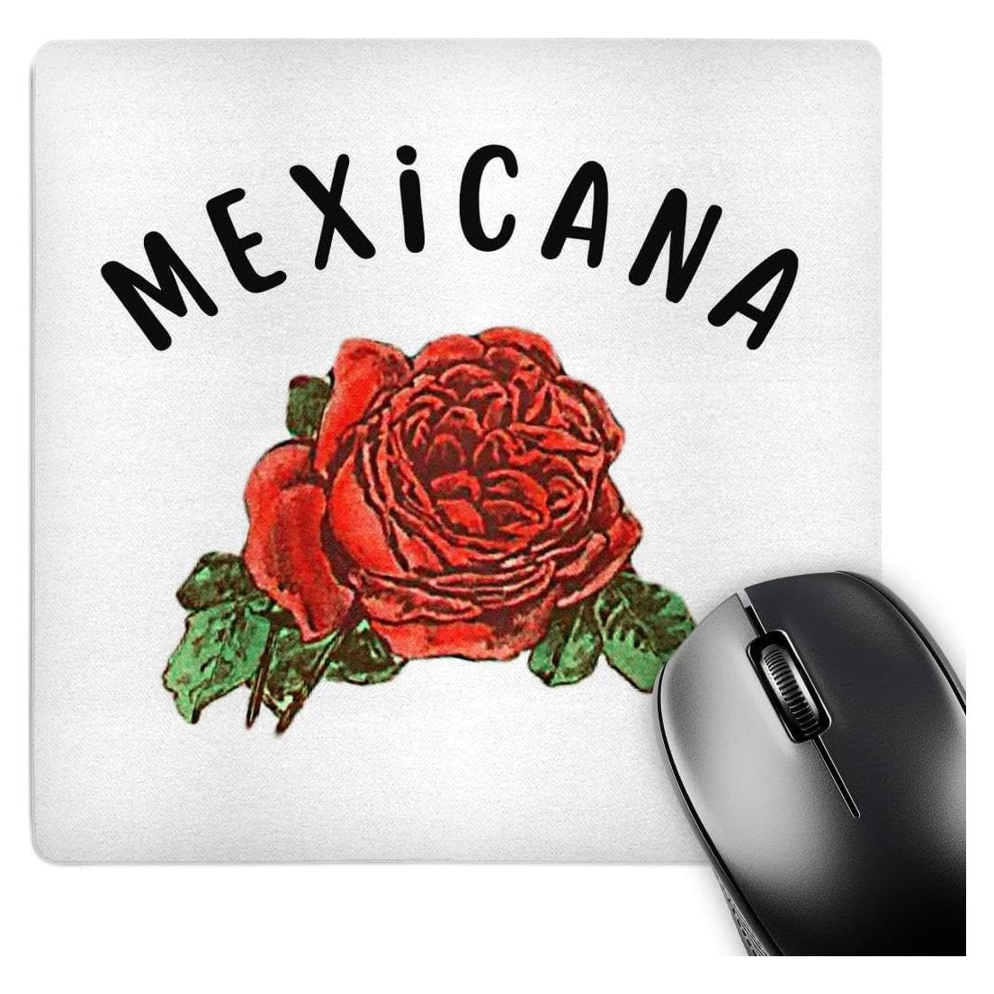 Alfombrilla para Ratón 3dRose Rosa Roja Vintage 20x20 cm