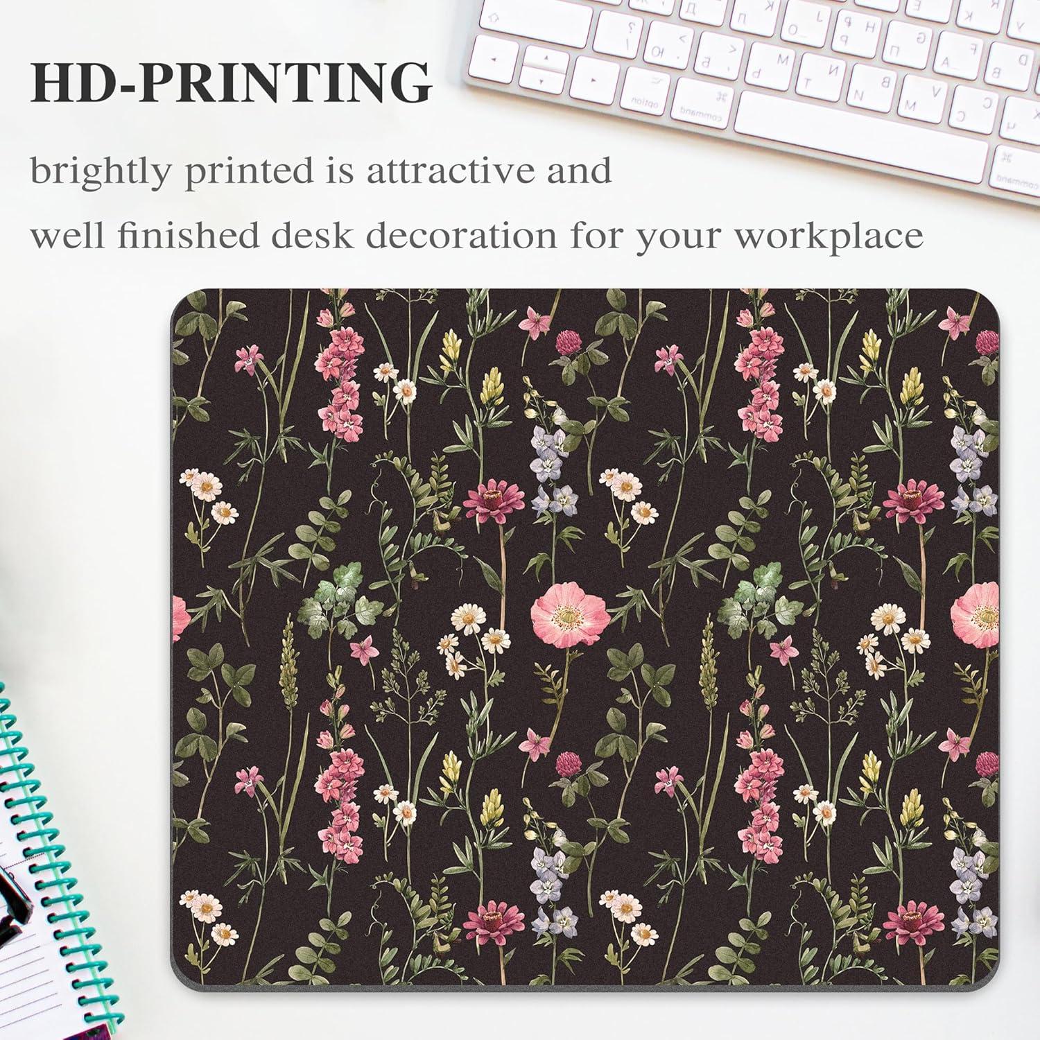 Alfombrilla de Ratón Rosa Oyanx1 24x20 cm Lavable Decorativa