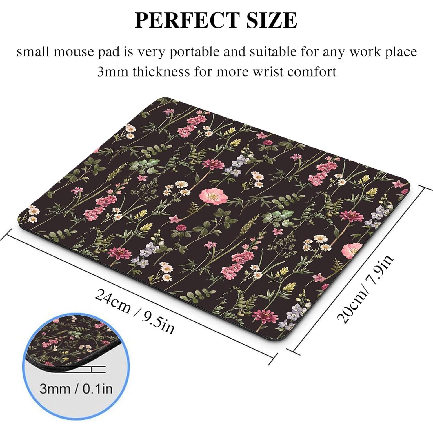 Alfombrilla de Ratón Rosa Oyanx1 24x20 cm Lavable Decorativa