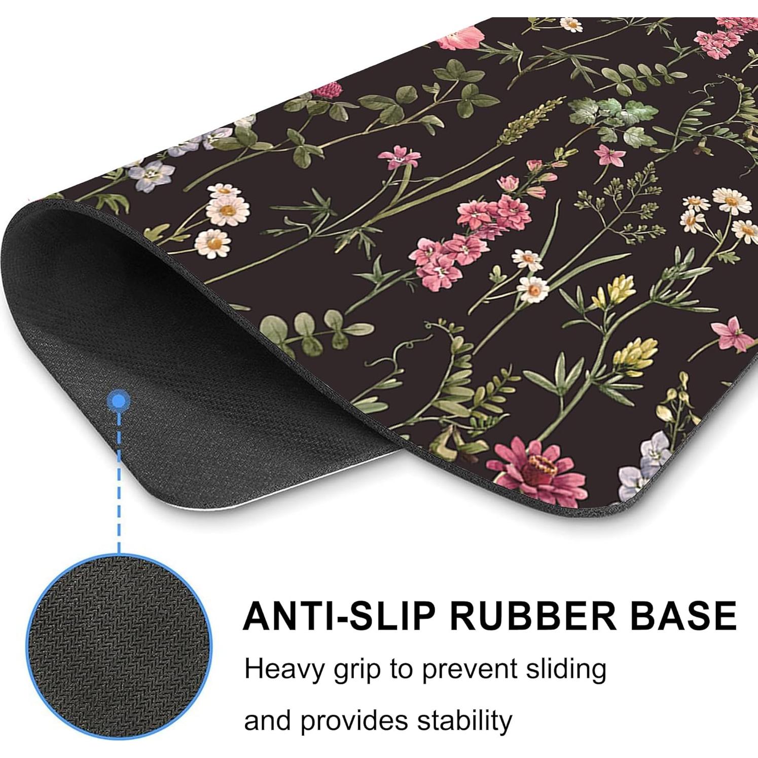 Alfombrilla de Ratón Rosa Oyanx1 24x20 cm Lavable Decorativa