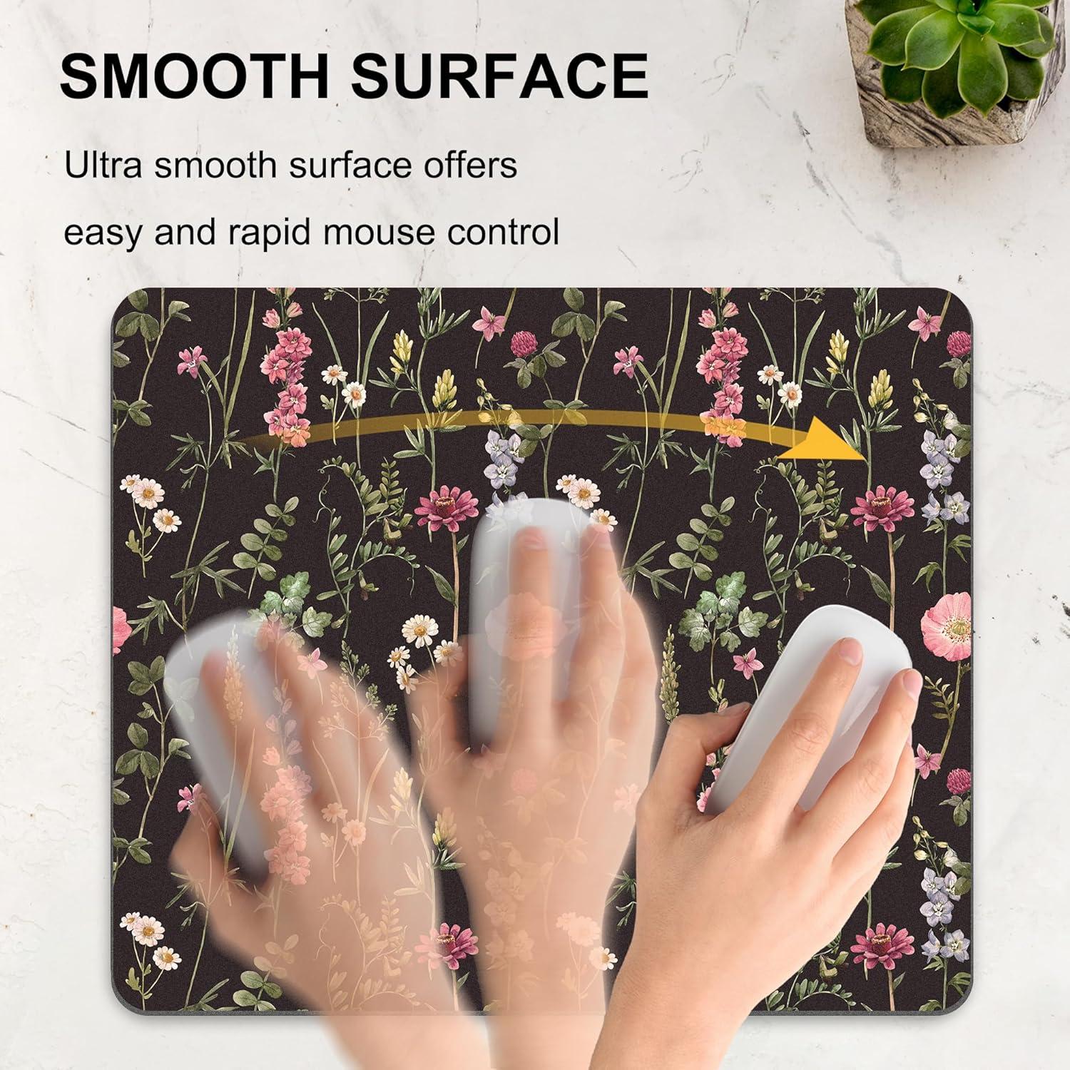 Alfombrilla de Ratón Rosa Oyanx1 24x20 cm Lavable Decorativa