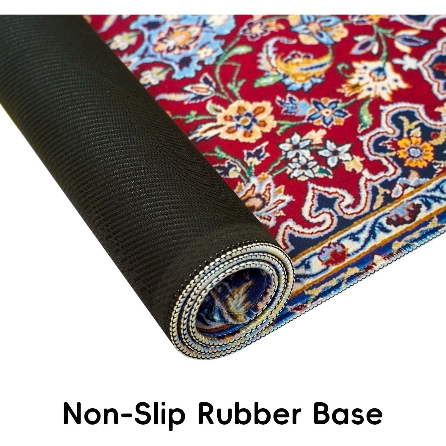 Alfombrilla de Ratón Grande Oldriverwu Rojo Persia 80x40cm