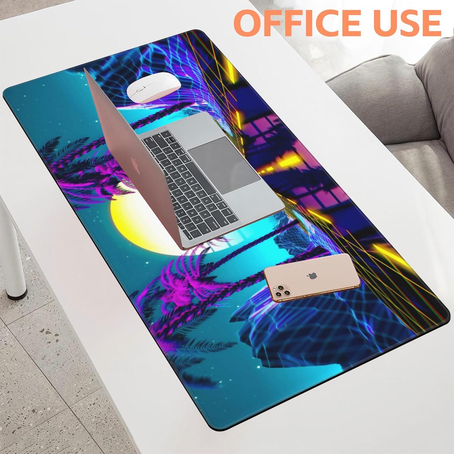 Alfombrilla de Ratón Gaming NIYLYNSYN 90x40 cm Antideslizante