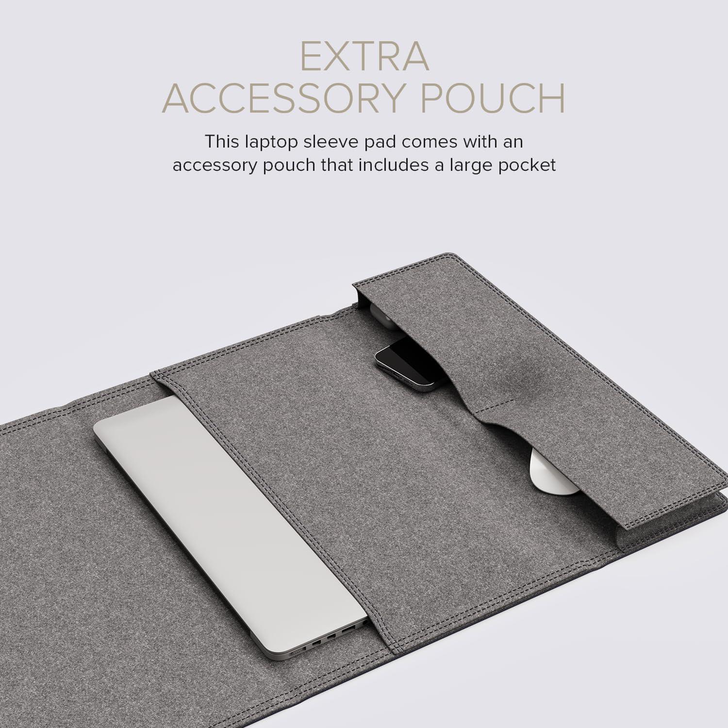 Funda Protectora Magnética POUT 4-en-1 para Laptop 38-40 cm