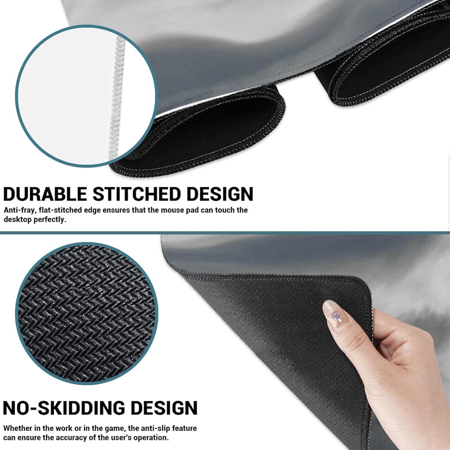 Alfombrilla de Ratón Extendida Bidesk Crow 80x30 cm Gótica