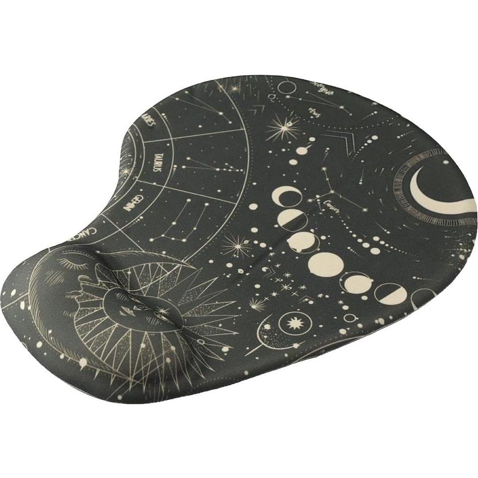 Alfombrilla de Ratón Vintage Moon Dohobby con Soporte Ergonómico
