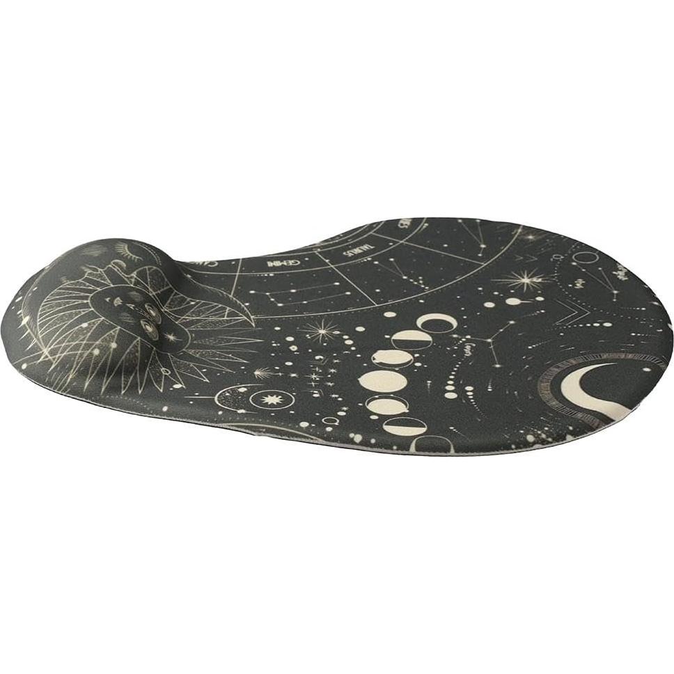 Alfombrilla de Ratón Vintage Moon Dohobby con Soporte Ergonómico
