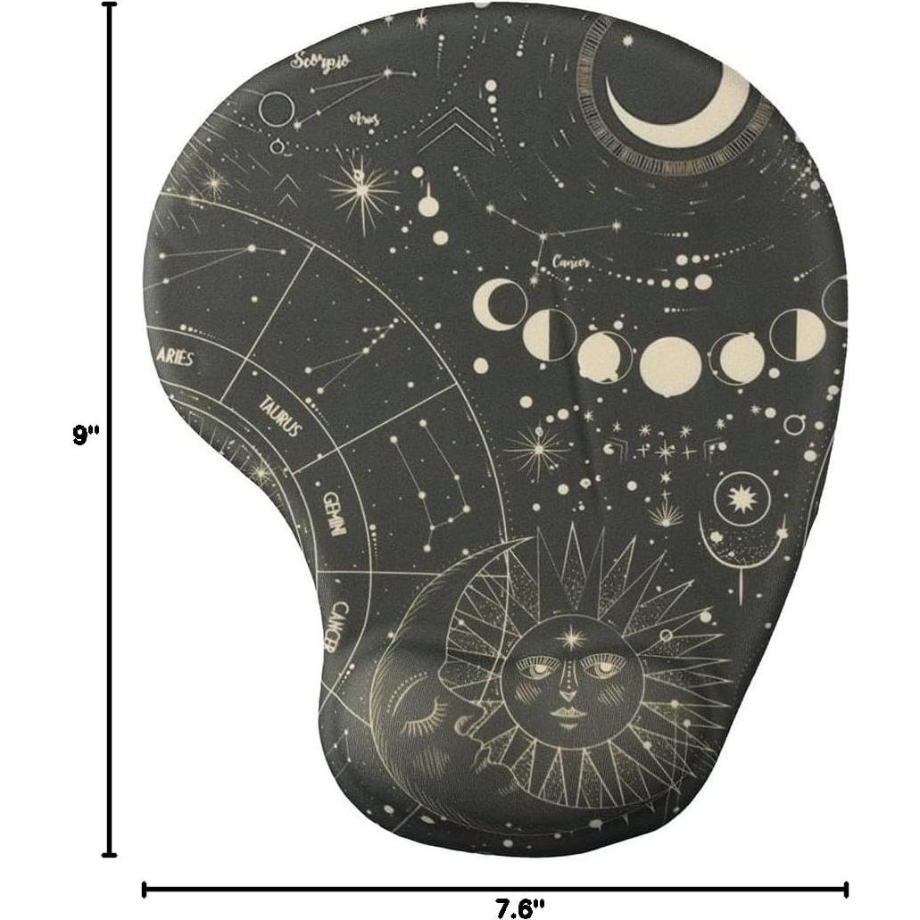 Alfombrilla de Ratón Vintage Moon Dohobby con Soporte Ergonómico