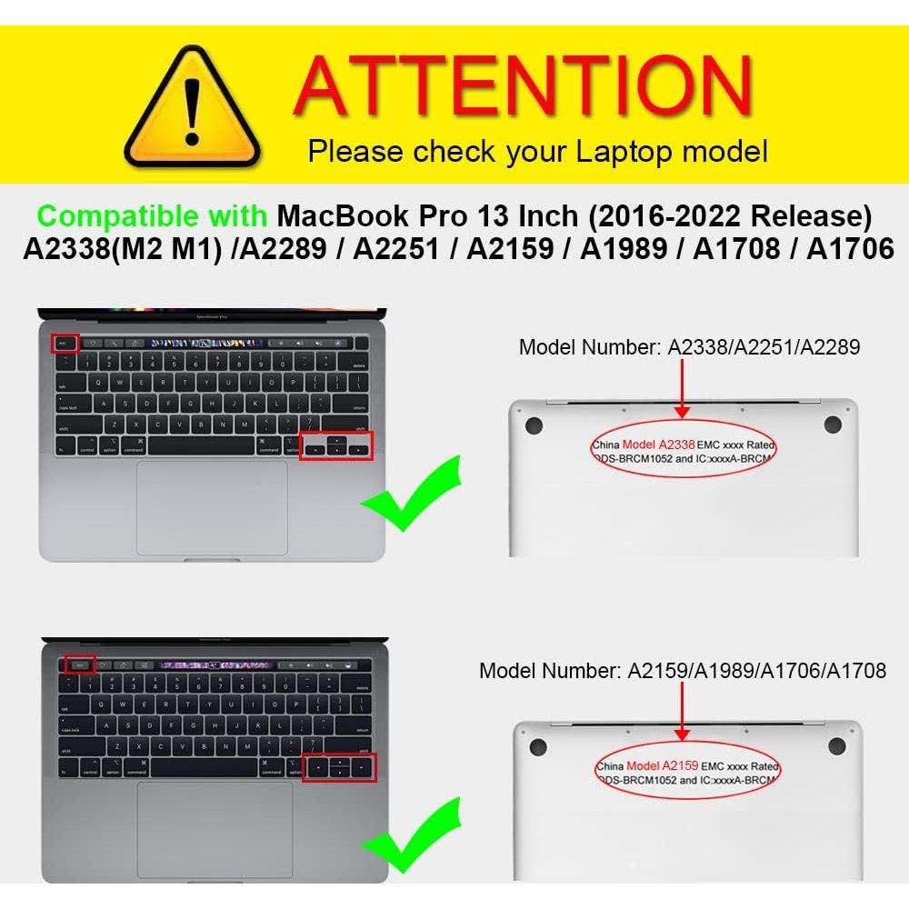 Funda Fintie para MacBook Pro 13.3" A2338 A2251 A2289 Gris