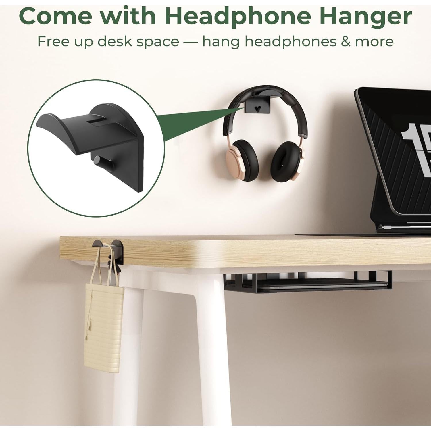 Soporte para Laptop Bajo Escritorio Motiexic - Ahorra Espacio