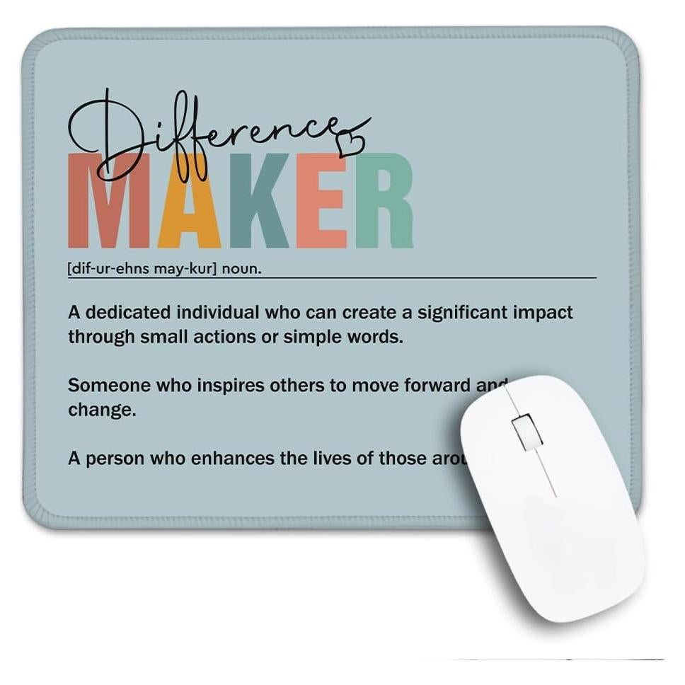 Alfombrilla de Ratón Antideslizante THEBESTU 26x21cm Multicolor