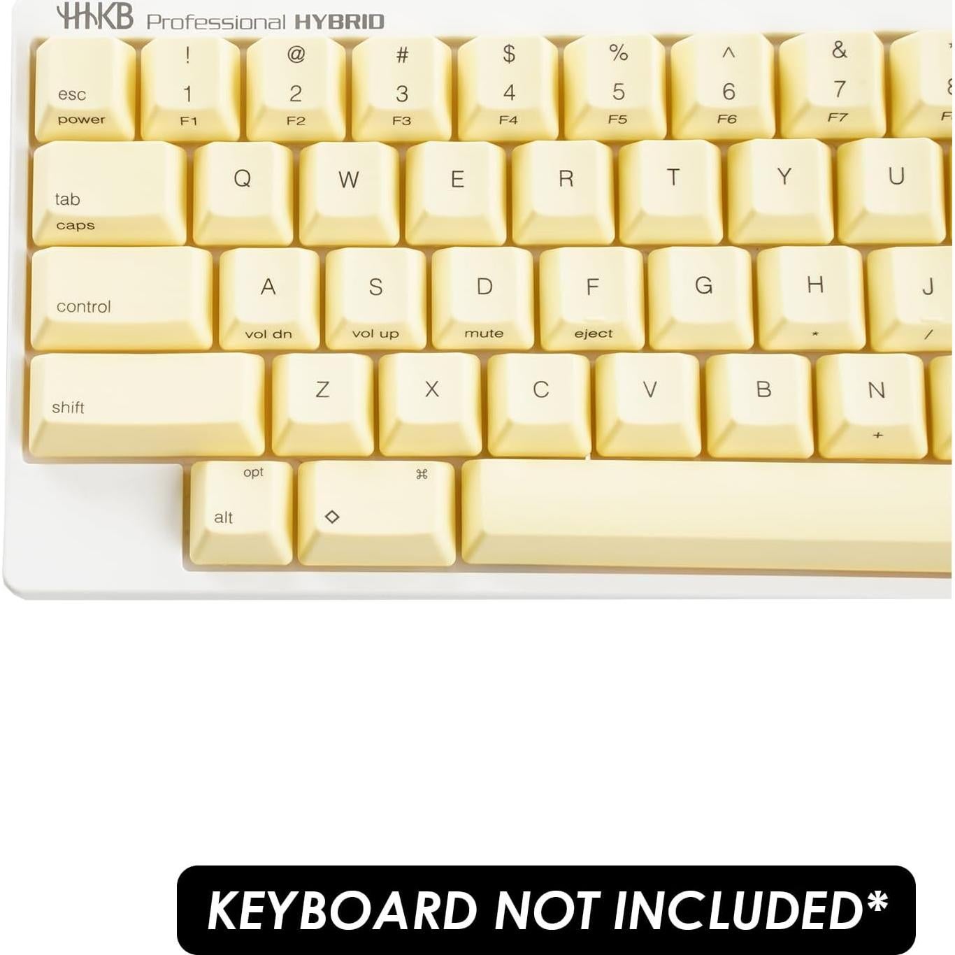 Juego de teclas PBT Diente de león 60 teclas HHKB Professional