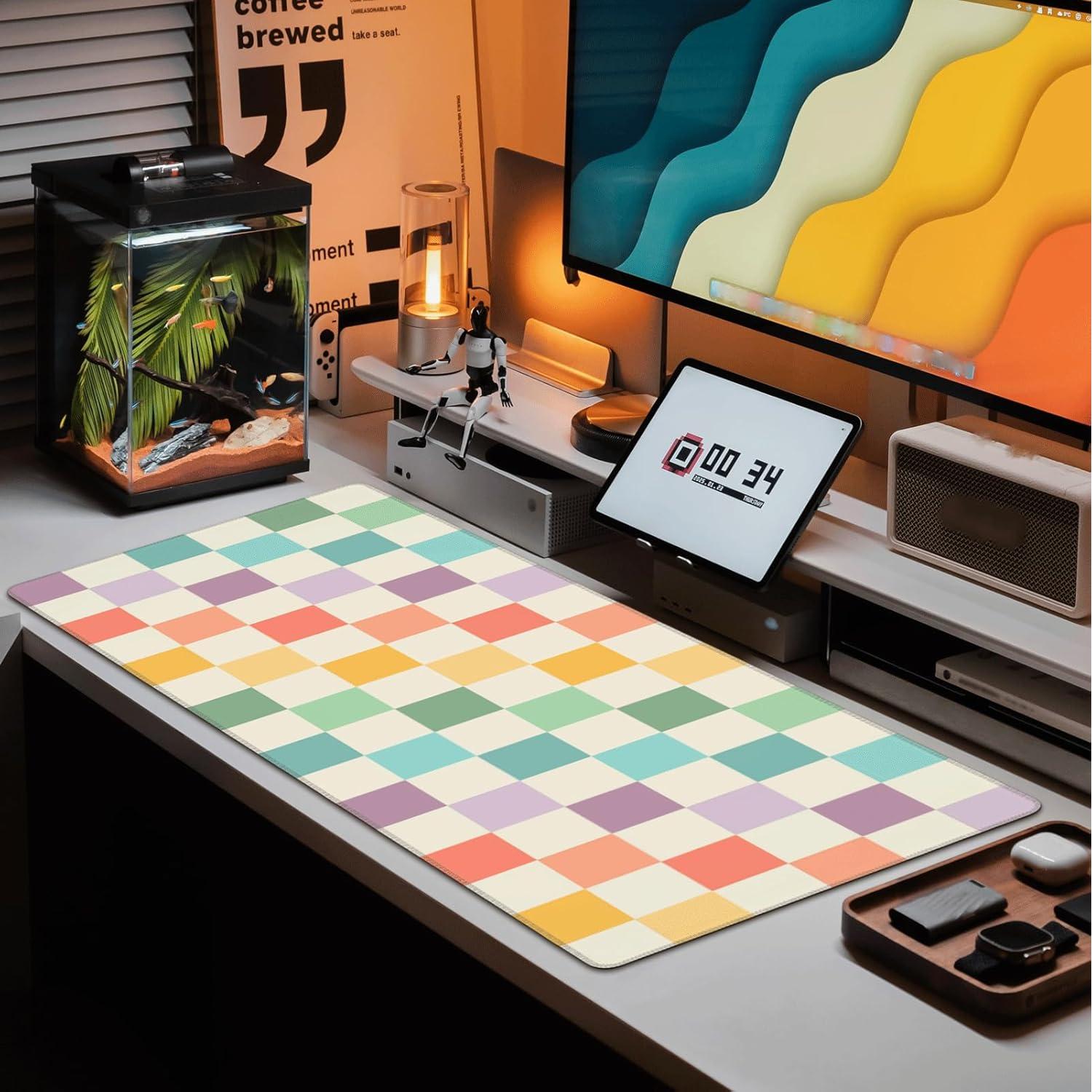 Alfombrilla de Ratón XL Cayiibe 80x30 cm Antideslizante