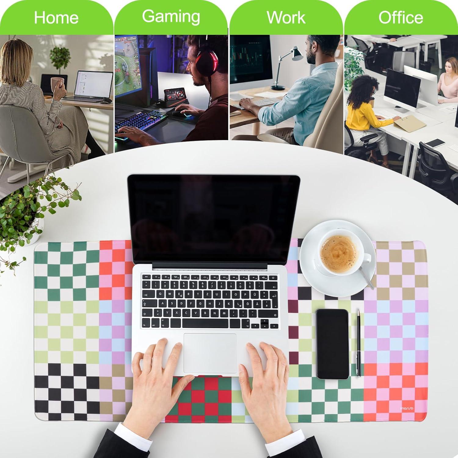 Almohadilla de Ratón Grande MOSISO 90x40 cm Antideslizante