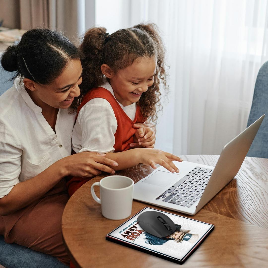 Alfombrilla de Ratón 3dRose Tío Sam Vintage 20.32x20.32cm