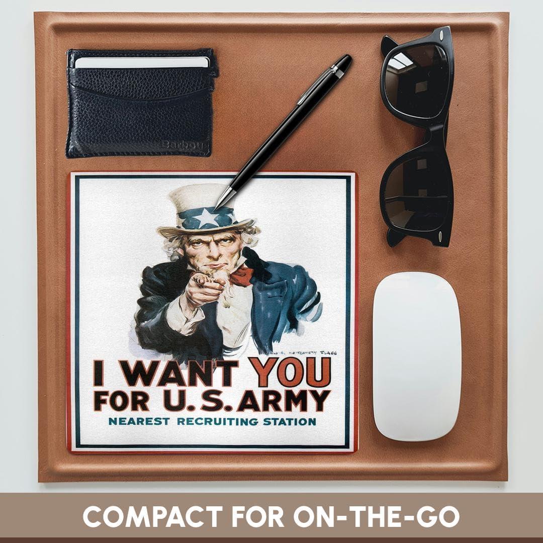 Alfombrilla de Ratón 3dRose Tío Sam Vintage 20.32x20.32cm