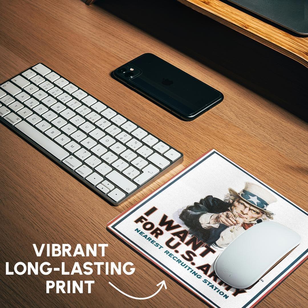 Alfombrilla de Ratón 3dRose Tío Sam Vintage 20.32x20.32cm