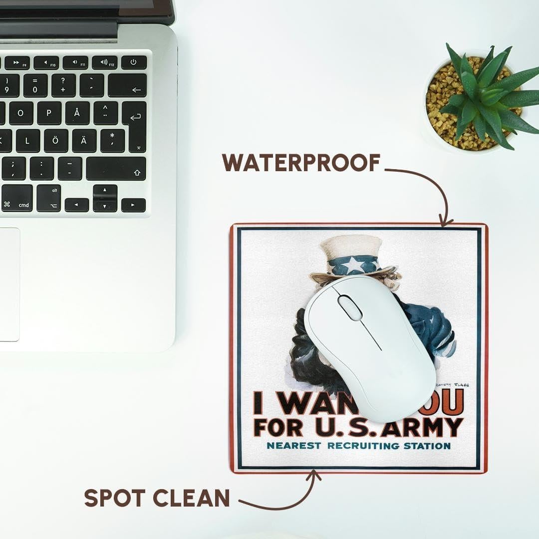 Alfombrilla de Ratón 3dRose Tío Sam Vintage 20.32x20.32cm