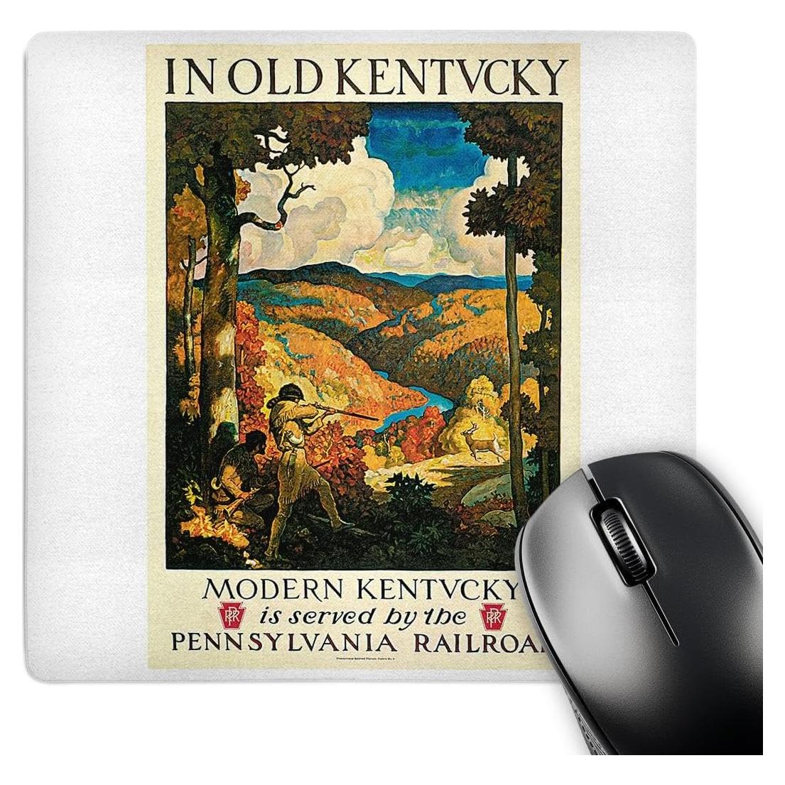 Alfombrilla para Ratón 3dRose Vintage Kentucky 20.32x20.32cm