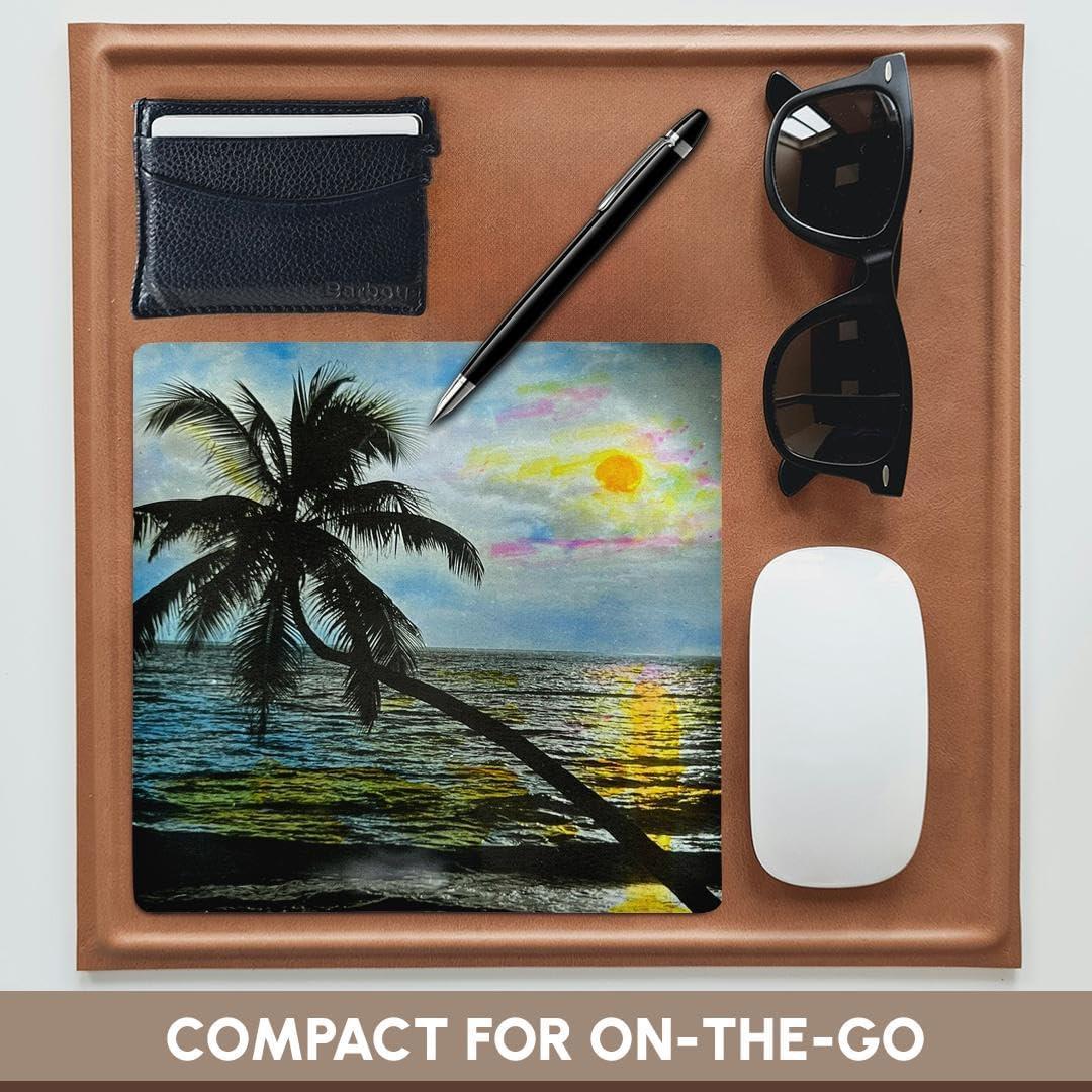 Alfombrilla para Ratón 3dRose Atardecer Honolulu 20x20 cm