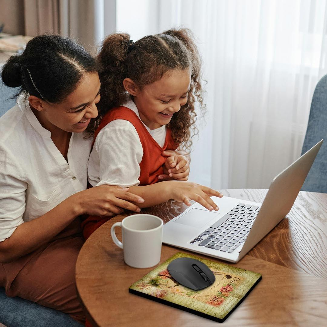 Alfombrilla para Ratón 3dRose Dama Francesa con Perro Galgo