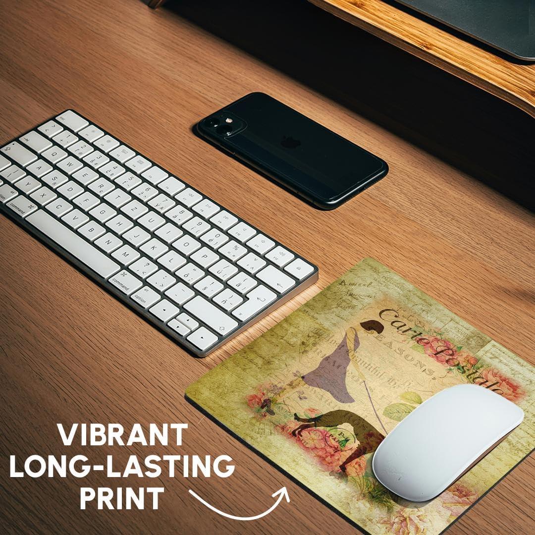 Alfombrilla para Ratón 3dRose Dama Francesa con Perro Galgo