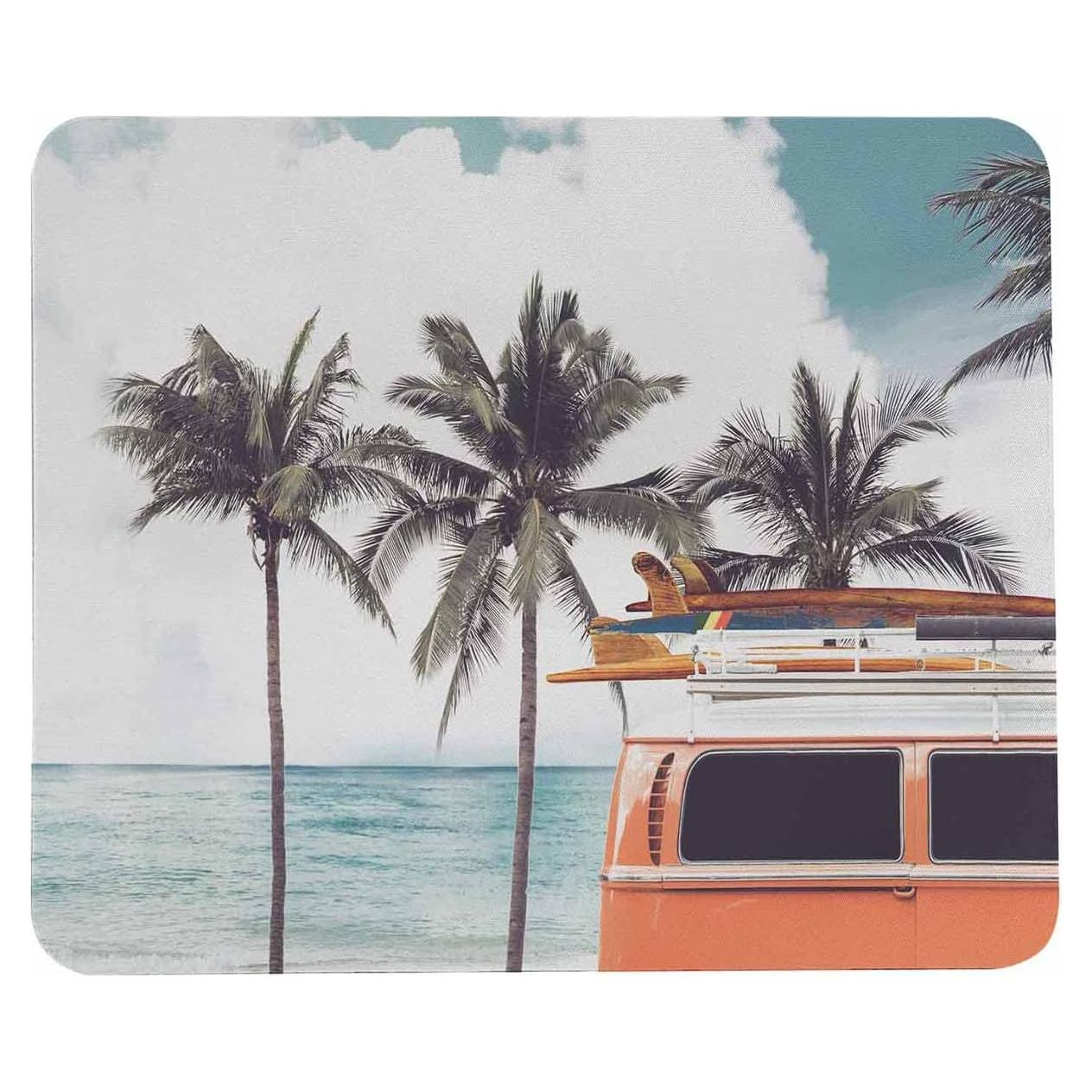 Mouse Pad Pehede Antideslizante 20.1x24.1 cm Coche Vintage