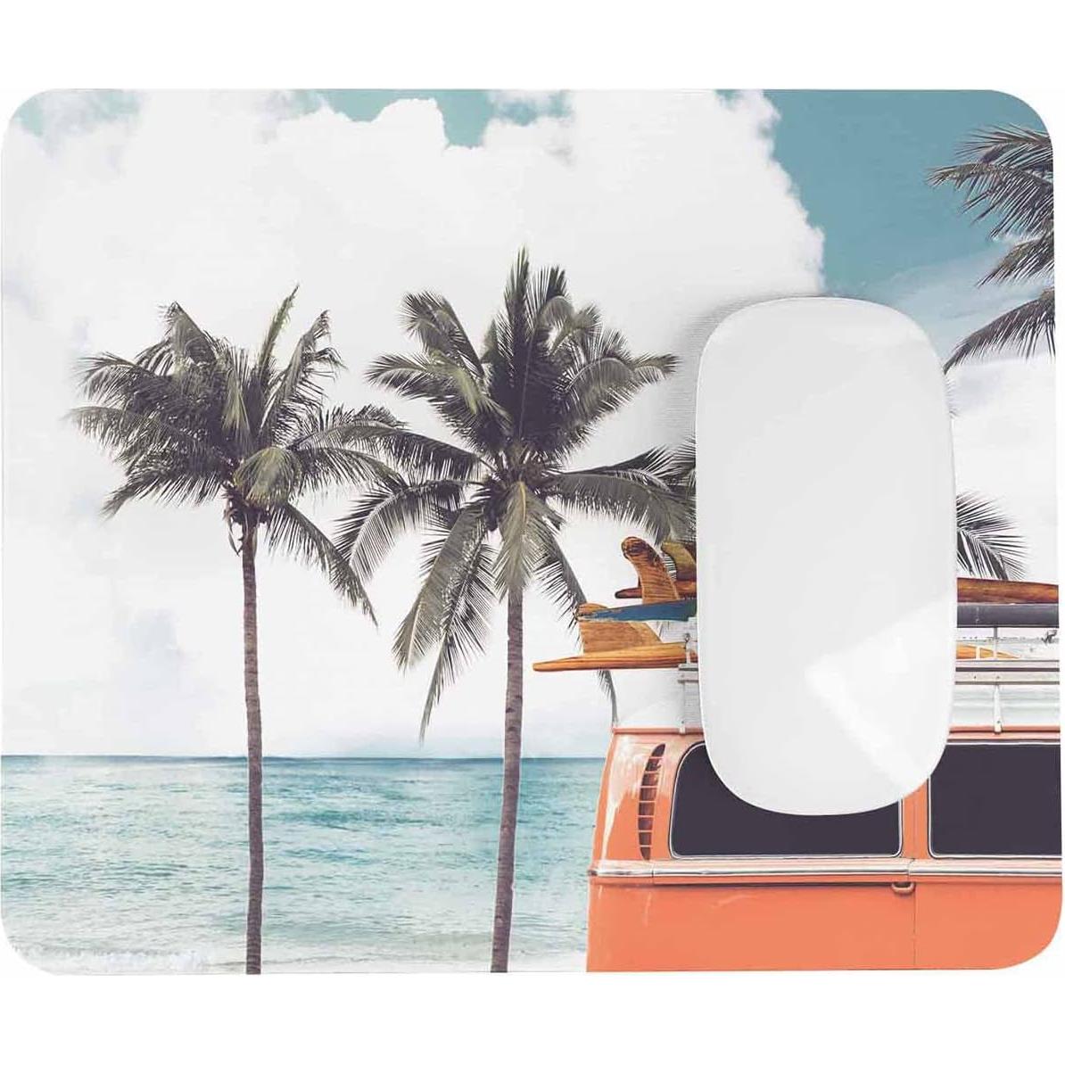 Mouse Pad Pehede Antideslizante 20.1x24.1 cm Coche Vintage