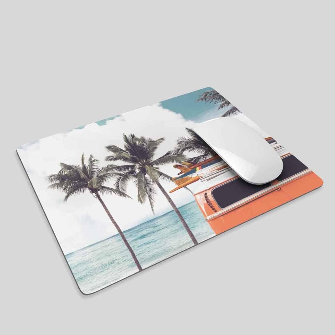 Mouse Pad Pehede Antideslizante 20.1x24.1 cm Coche Vintage