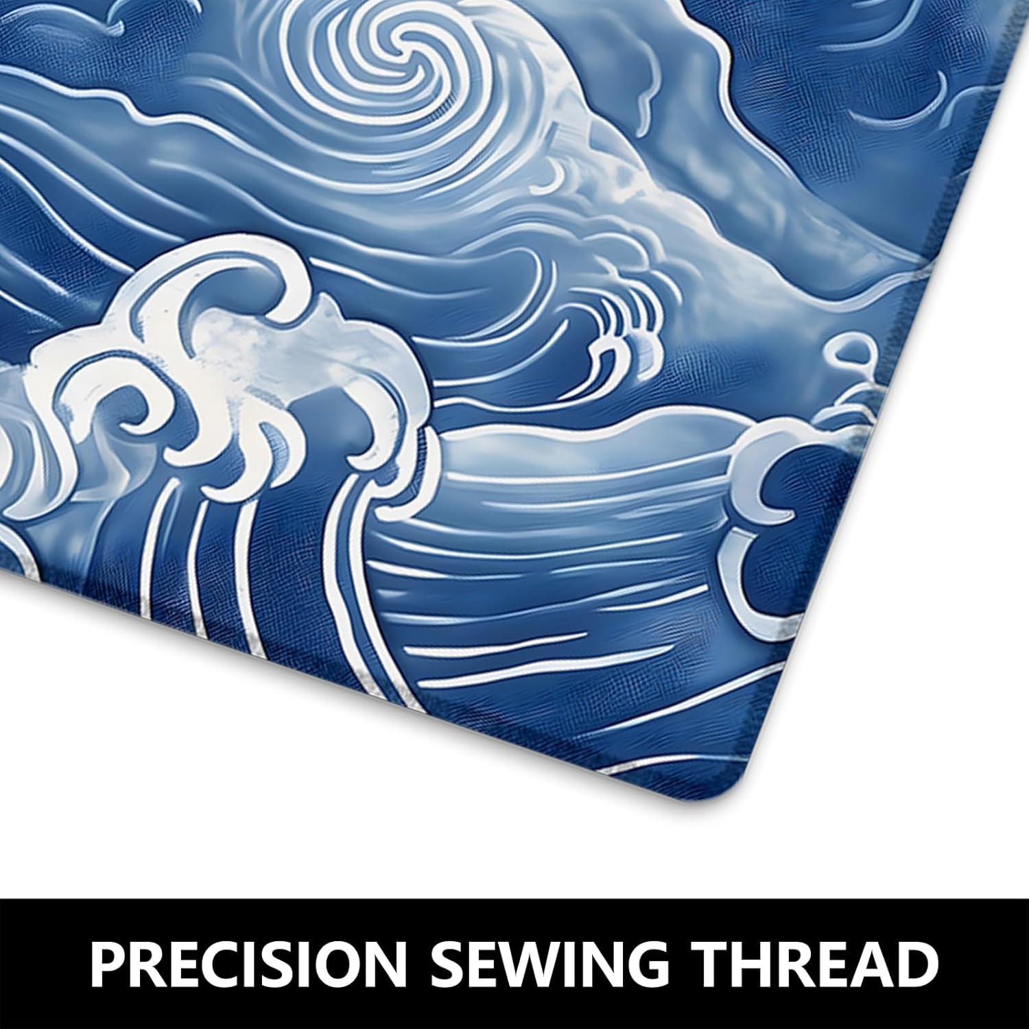 Alfombrilla de Ratón Grande Dhakalrlde Floral 80x30cm Antideslizante