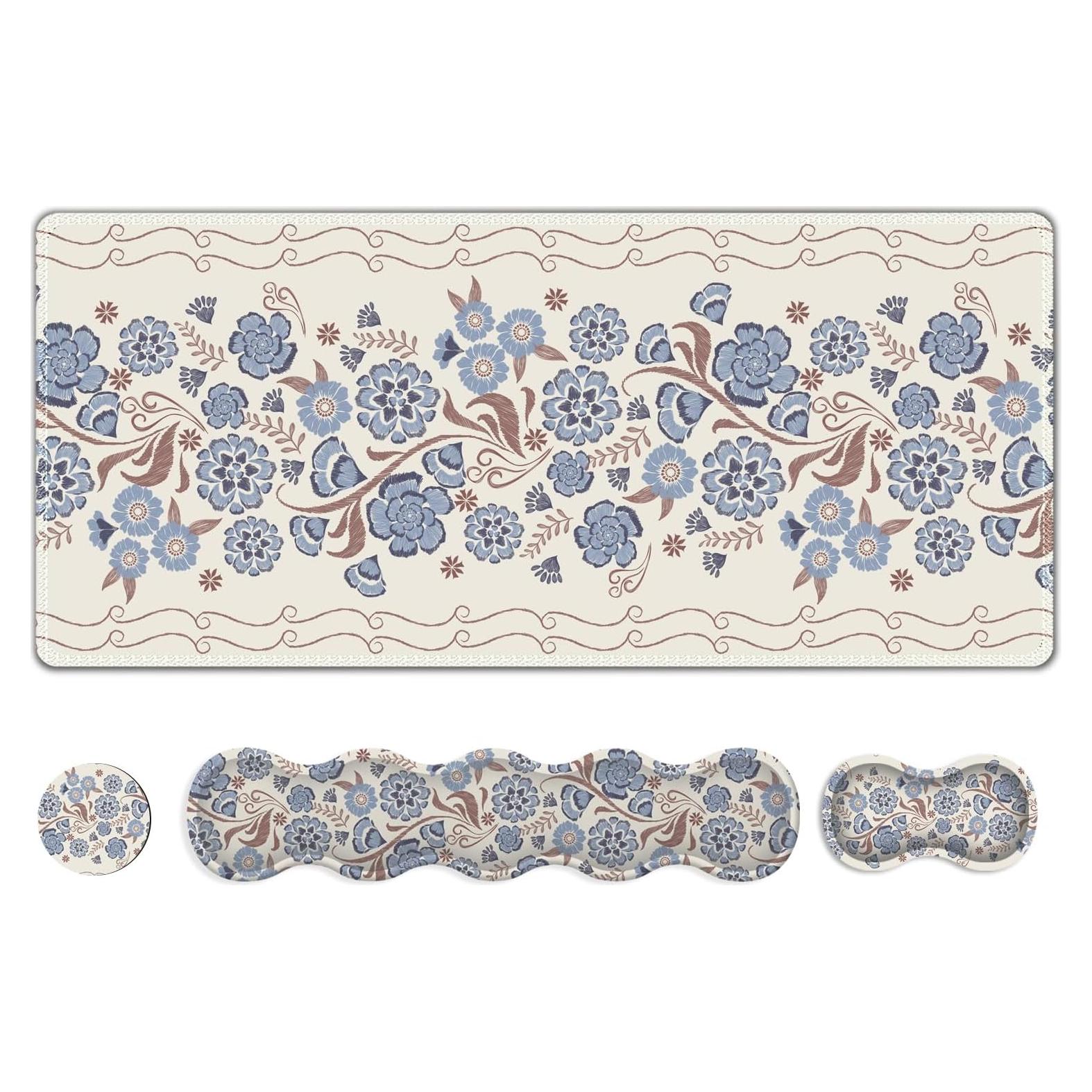 Alfombrilla de escritorio grande NXZGO 90x40 cm antideslizante