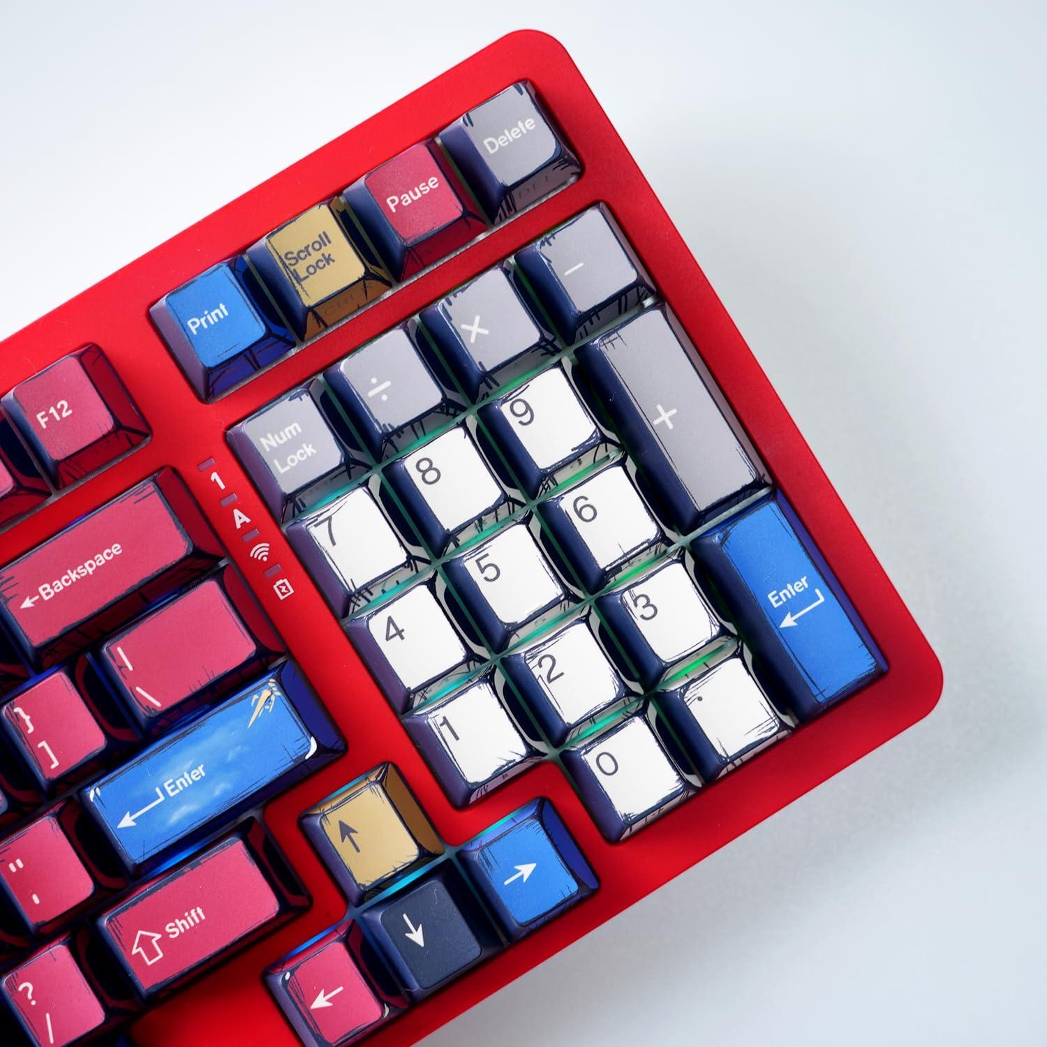 Teclado Mecánico Temático Graffiti Feaizyu RGB PBT 134 Teclas